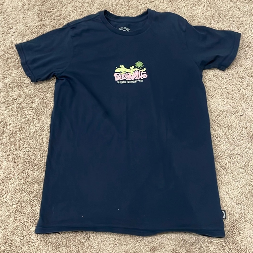 Billabong Boys Navy T-Shirt Size YXL